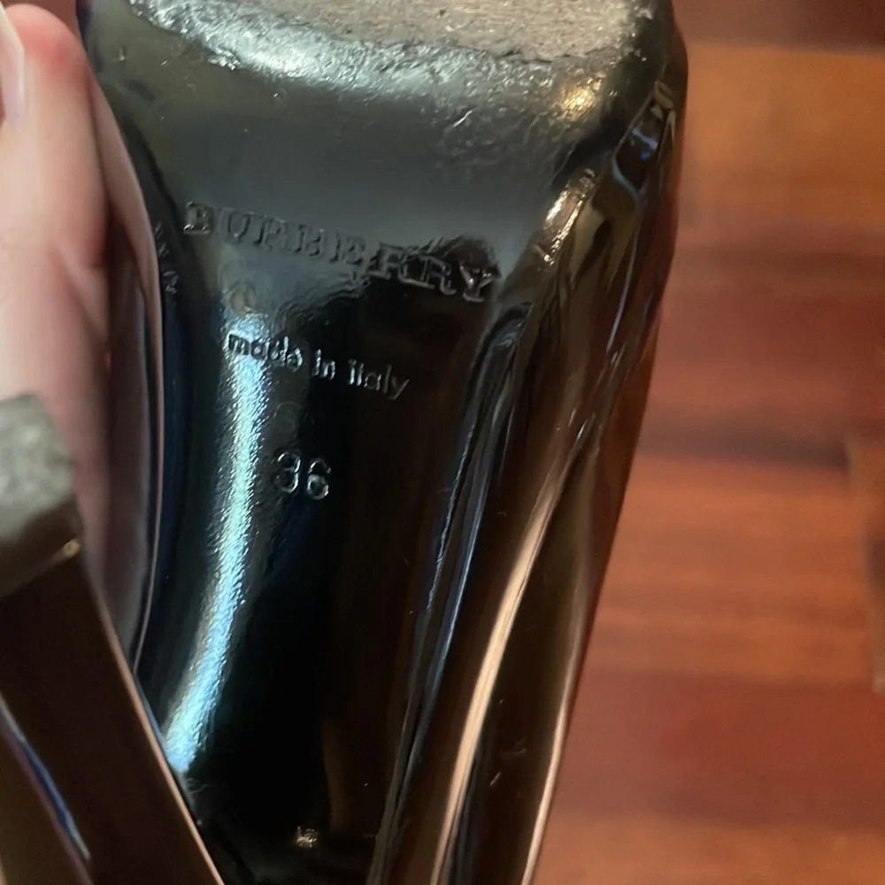 Burberry Patent Leather Booties - Picture 6 of 11